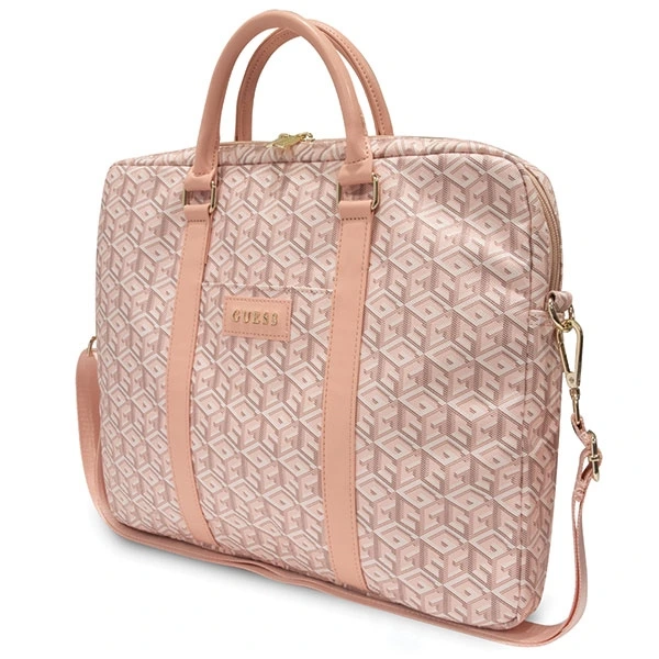 Τσάντα Guess GCube Stripes 16″ Pink (GUCB15HGCFSEP) GADGETS Guess Τσάντα Guess GCube Stripes 16" Pink (GUCB15HGCFSEP)