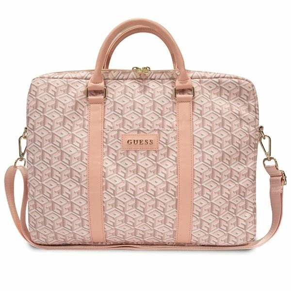 Τσάντα Guess GCube Stripes 16″ Pink (GUCB15HGCFSEP) GADGETS Guess Τσάντα Guess GCube Stripes 16" Pink (GUCB15HGCFSEP) - Image 3