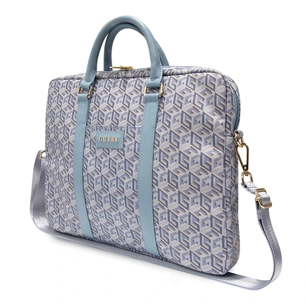 Τσάντα Guess GCube Stripes 16″ Blue (GUCB15HGCFSEB) GADGETS Guess Τσάντα Guess GCube Stripes 16" Blue (GUCB15HGCFSEB)