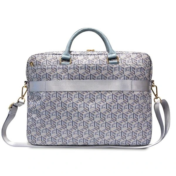 Τσάντα Guess GCube Stripes 16″ Blue (GUCB15HGCFSEB) GADGETS Guess Τσάντα Guess GCube Stripes 16" Blue (GUCB15HGCFSEB) - Image 3
