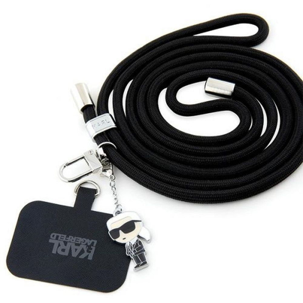 Karl Lagerfeld Universal Crossbody Cord CBDY Black GADGETS Guess Karl Lagerfeld Universal Crossbody Cord CBDY Black