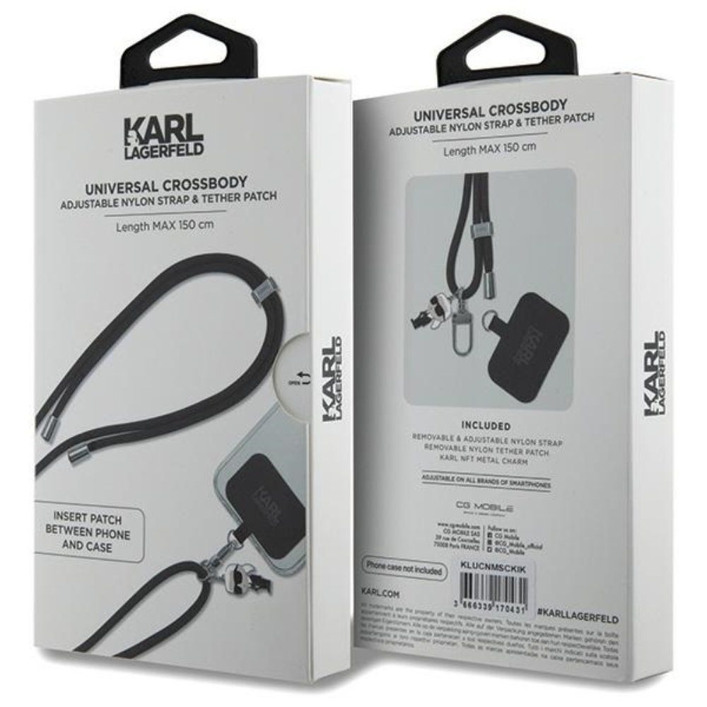 Karl Lagerfeld Universal Crossbody Cord CBDY Black GADGETS Guess Karl Lagerfeld Universal Crossbody Cord CBDY Black - Image 4