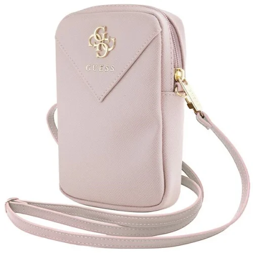 Τσάντα Guess Handbag Zip Triangle 4G Pink (GUWBZPGSTEGP)