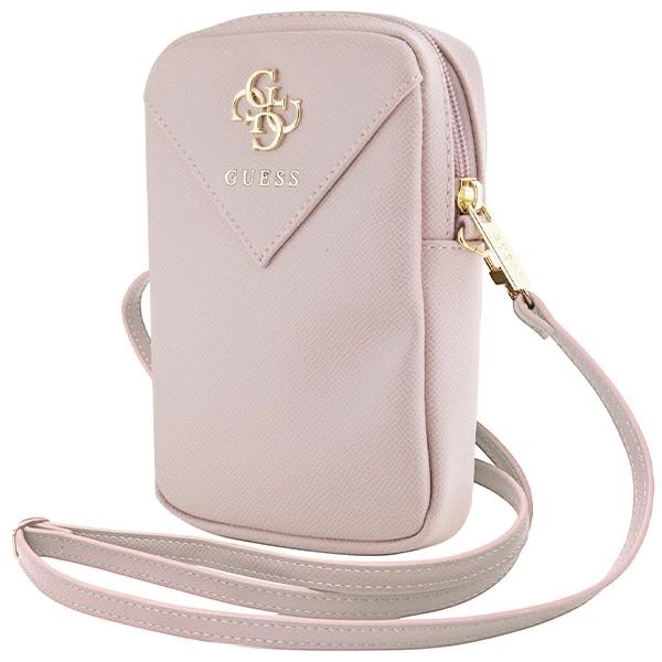 Τσάντα Guess Handbag Zip Triangle 4G Pink (GUWBZPGSTEGP) GADGETS Guess Τσάντα Guess Handbag Zip Triangle 4G Pink (GUWBZPGSTEGP)