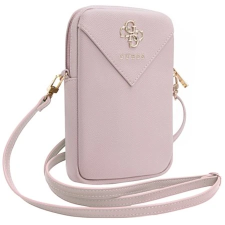 Τσάντα Guess Handbag Zip Triangle 4G Pink (GUWBZPGSTEGP) GADGETS Guess Τσάντα Guess Handbag Zip Triangle 4G Pink (GUWBZPGSTEGP) - Image 3