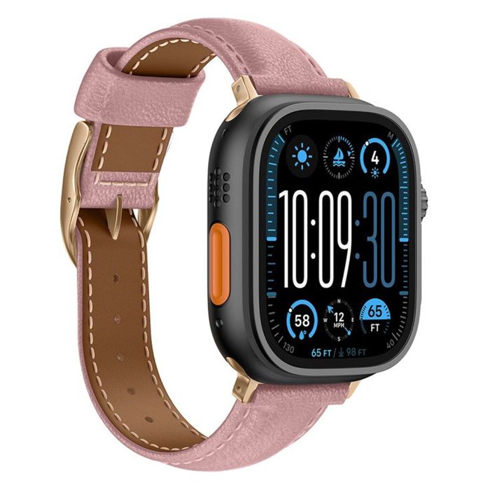 Λουράκι AmazingThing Class Glamour Leather Band Pink Apple Watch 44/45/46/49mm APPLE WATCH AmazingThing Λουράκι AmazingThing Class Glamour Leather Band Pink Apple Watch 44/45/46/49mm - Image 6