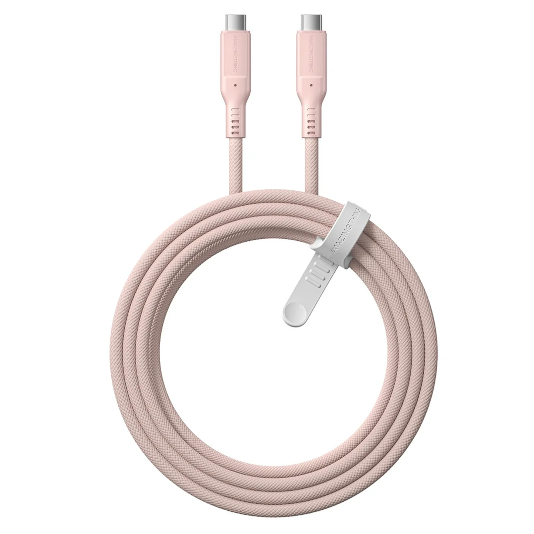AmazingThing Thunder Pro 7X PD USB-C 70W 4K 1M Pink ANDROID AmazingThing AmazingThing Thunder Pro 7X PD USB-C 70W 4K 1M Pink
