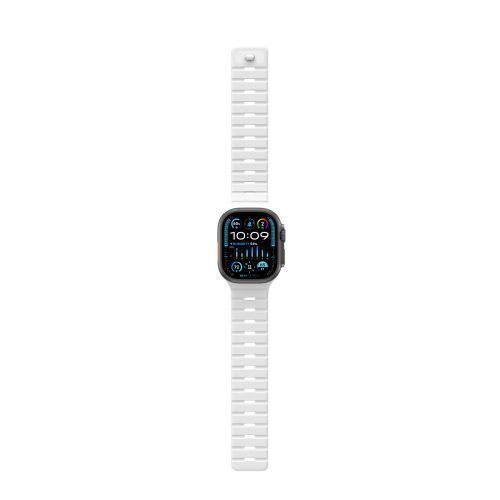 Alternative view of Λουράκι AmazingThing Omni SilqLock White Apple Watch 44/45/46/49mm