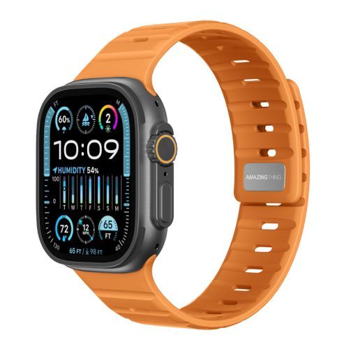 Λουράκι AmazingThing Omni SilqLock Orange Apple Watch 44/45/46/49mm