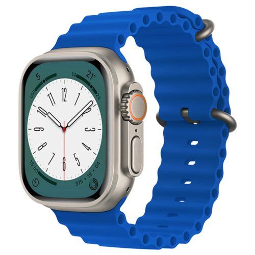 Orso Deluxe Sport Silicone Blue Λουράκι Apple Watch 38/40/41/42mm Series 10/11
