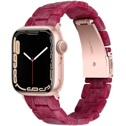 Λουράκι Resin Bracelet Wine Apple Watch 38/40/41/42mm Series 10/11 APPLE WATCH Orso Λουράκι Resin Bracelet Wine Apple Watch 38/40/41/42mm Series 10/11