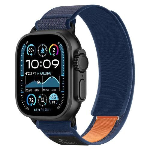 Alternative view of Λουράκι Tech-Protect Nylon Elite Navy Orange Apple Watch 44/45/46/49mm