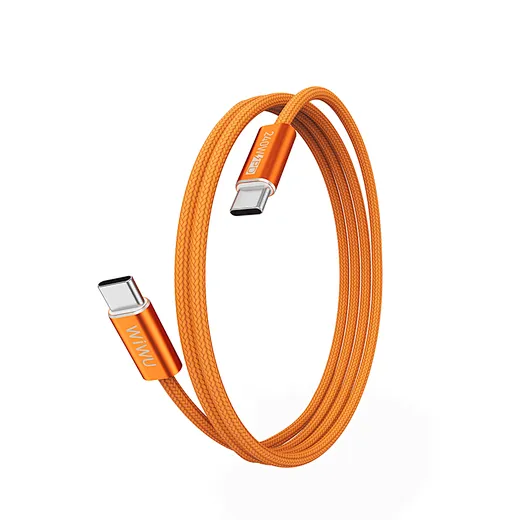 WiWU USB-C Essen Cable 1.5M 240W Nylon Braided Orange (C101) ANDROID WIWU WiWU USB-C Essen Cable 1.5M 240W Nylon Braided Orange (C101)