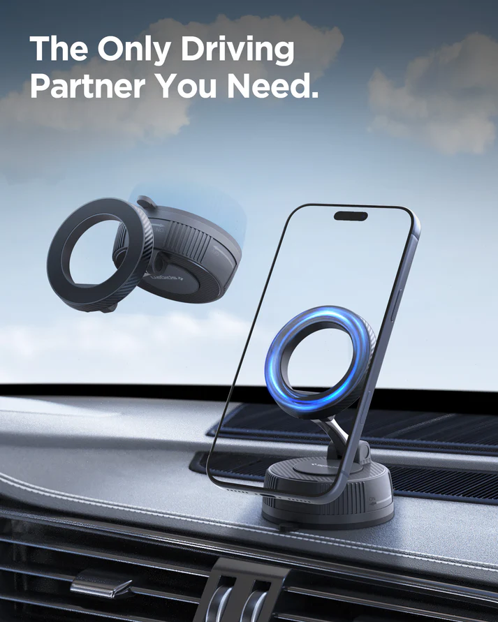 Siipro MagSuction Car Phone Holder Carbon Black (SH-59) ΑΞΕΣΟΥΑΡ MAGSAFE SIIPRO Siipro MagSuction Car Phone Holder Carbon Black (SH-59) - Image 3