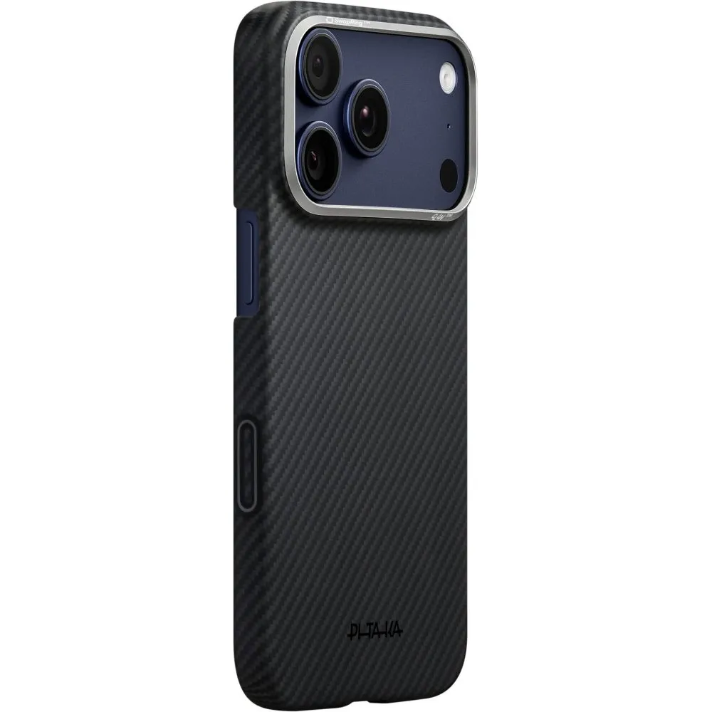 Θήκη Pitaka Aramid Fiber Ultra-Slim MagSafe Black/Grey iPhone 17 Pro Max ΘΗΚΕΣ Pitaka Θήκη Pitaka Aramid Fiber Ultra-Slim MagSafe Black/Grey iPhone 17 Pro Max