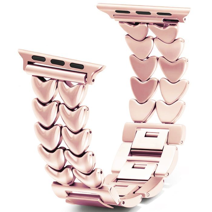 Λουράκι Love Chain Bracelet Rose Gold Apple Watch 44/45/46/49mm APPLE WATCH Orso Λουράκι Love Chain Bracelet Rose Gold Apple Watch 44/45/46/49mm