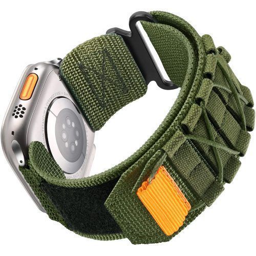 Λουράκι Nylon Tactical Green Apple Watch 38/40/41/42mm Series 10/11