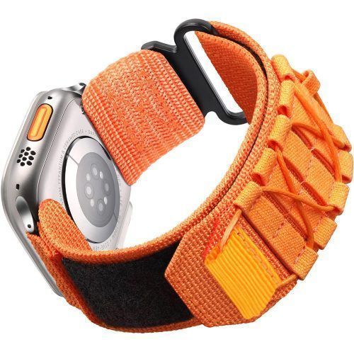 Λουράκι Nylon Tactical Orange Apple Watch 38/40/41/42mm Series 10/11