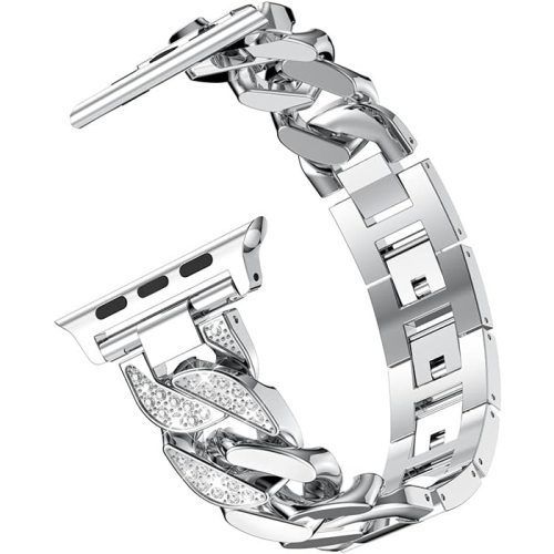 Λουράκι Orso Elegant Diamonds Bracelet Silver Apple Watch 44/45/46/49mm
