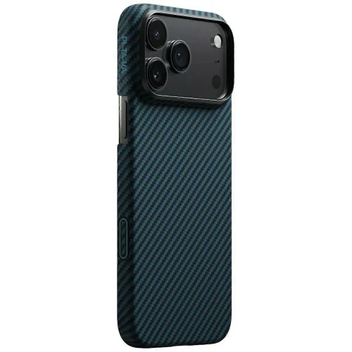 Θήκη Pitaka Aramid Fiber Ultra-Slim MagSafe Black/Blue iPhone 17 Pro Max ΘΗΚΕΣ Pitaka Θήκη Pitaka Aramid Fiber Ultra-Slim MagSafe Black/Blue iPhone 17 Pro Max