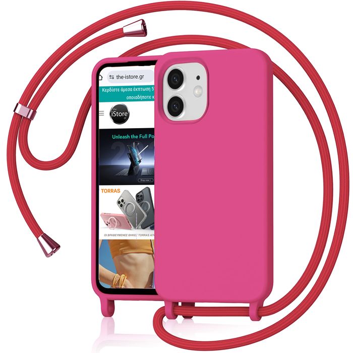 Θήκη Orso Soft Κορδόνι Hot Pink iPhone 11 STOCK OFFERS Orso Θήκη Orso Soft Κορδόνι Hot Pink iPhone 11