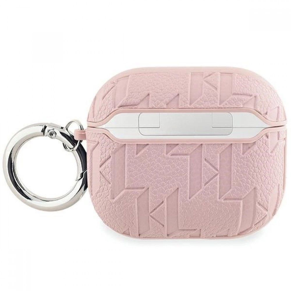 Θήκη Karl Lagerfeld Monogram Karl Head Pink AirPods 3 APPLE AIRPODS KARL LAGERFELD Θήκη Karl Lagerfeld Monogram Karl Head Pink AirPods 3 - Image 2