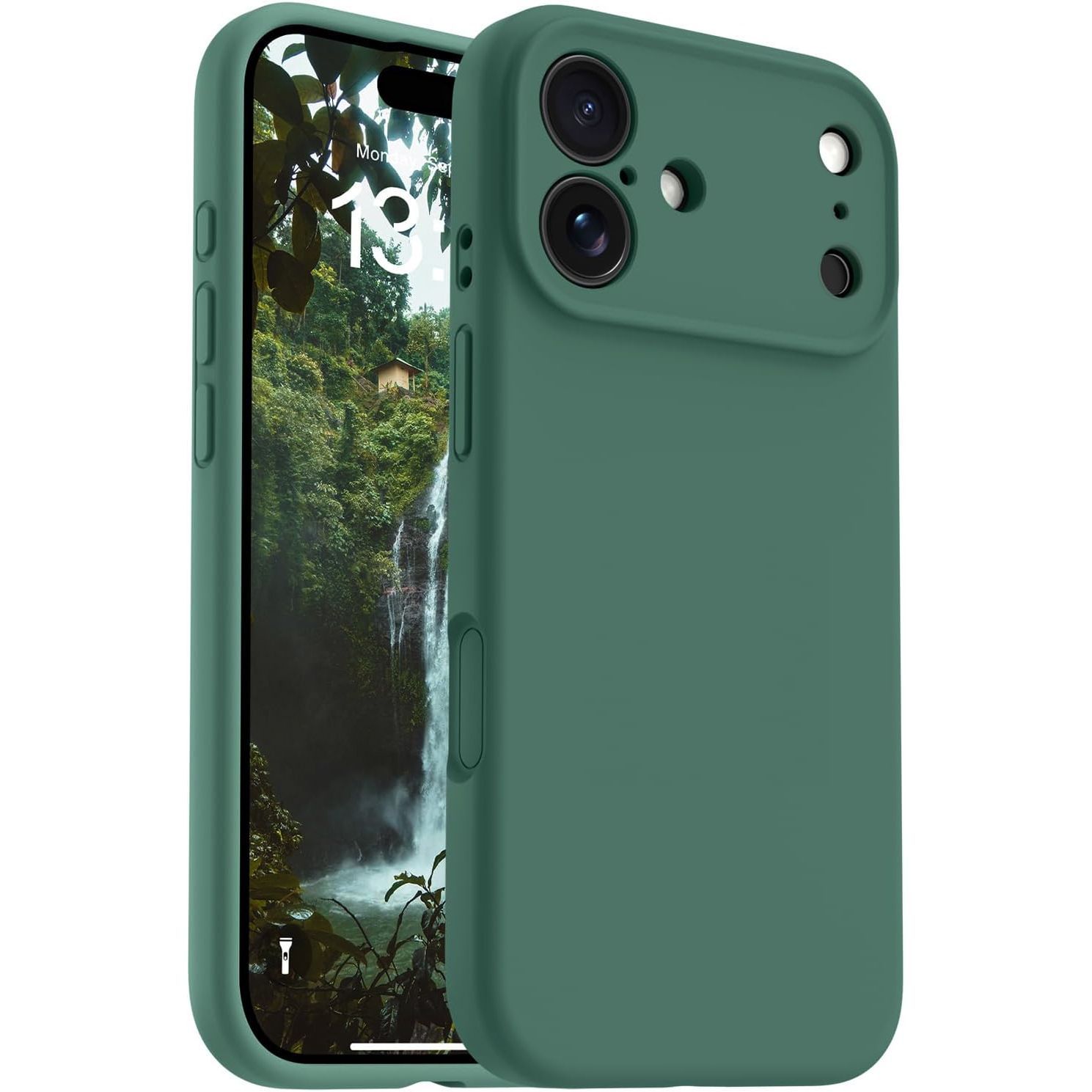Θήκη Orso Cloud Look Converter Forest Green iPhone 16 ΘΗΚΕΣ Orso Θήκη Orso Cloud Look Converter Forest Green iPhone 16