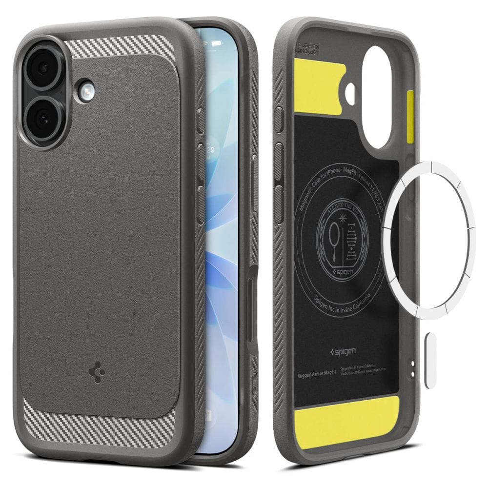Θήκη Spigen Rugged Armor Magsafe Matte Black iPhone 17 ΘΗΚΕΣ Spigen Θήκη Spigen Rugged Armor Magsafe Matte Black iPhone 17