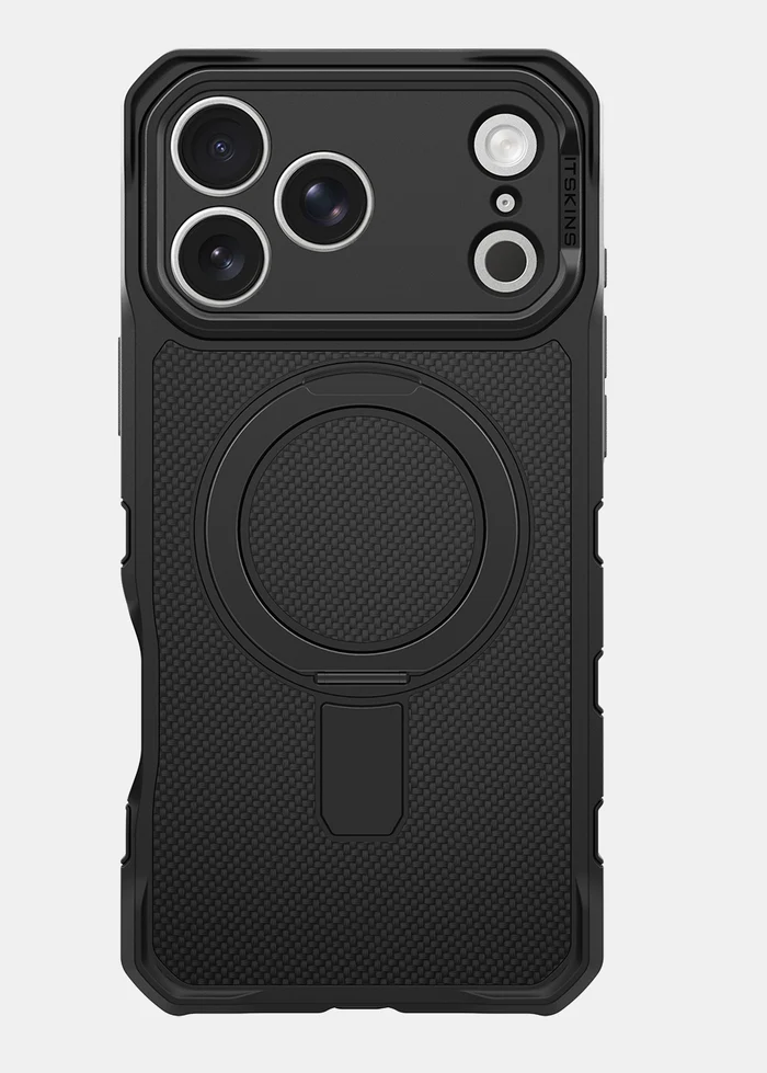 Θήκη ITSKINS Supreme Nylon Stand MagSafe Black iPhone 18 Pro Max/17 Pro Max ΘΗΚΕΣ ITSKINS Θήκη ITSKINS Supreme Nylon Stand MagSafe Black iPhone 18 Pro Max/17 Pro Max - Image 8