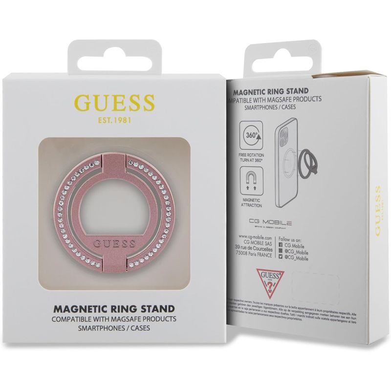 Guess MagSafe Ringstand Rhinestones Rose Gold MAGSAFE GADGETS Guess Guess MagSafe Ringstand Rhinestones Rose Gold - Image 3