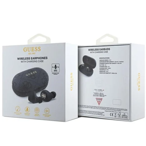 Alternative view of Guess TWS 4G Metal Earbuds ENC Black