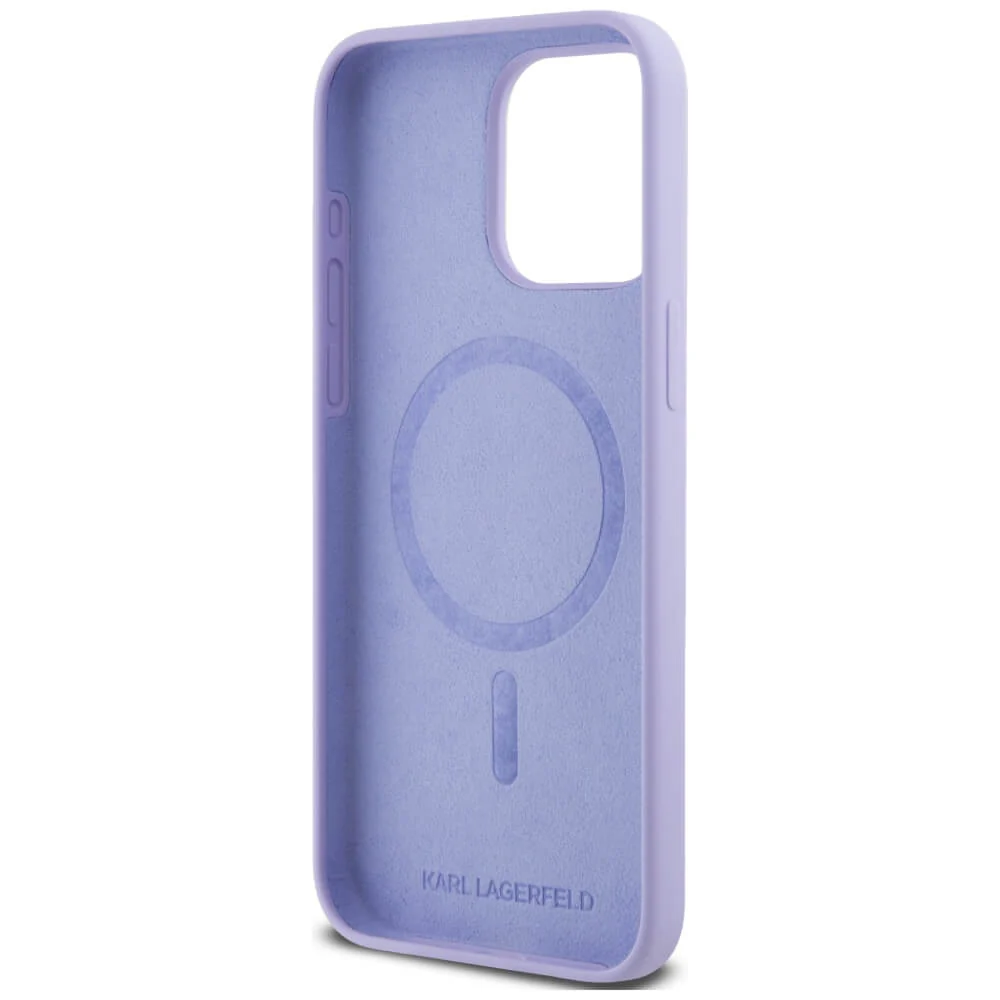 Θήκη Karl Lagerfeld Karl and Choupette Heads Silicone MagSafe Purple iPhone 14 Pro ΘΗΚΕΣ KARL LAGERFELD Θήκη Karl Lagerfeld Karl and Choupette Heads Silicone MagSafe Purple iPhone 14 Pro - Image 6