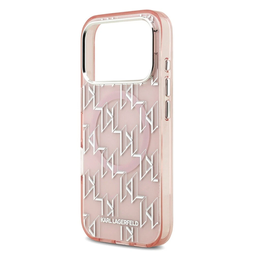 Θήκη Karl Lagerfeld IML KL Monogram MagSafe Pink iPhone 17 Pro Max ΘΗΚΕΣ KARL LAGERFELD Θήκη Karl Lagerfeld IML KL Monogram MagSafe Pink iPhone 17 Pro Max - Image 5