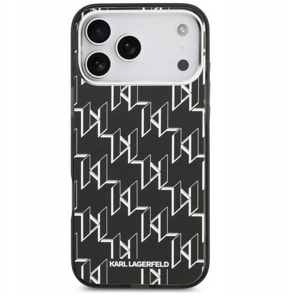Θήκη Karl Lagerfeld IML KL Monogram MagSafe Black iPhone 17 Pro Max ΘΗΚΕΣ KARL LAGERFELD Θήκη Karl Lagerfeld IML KL Monogram MagSafe Black iPhone 17 Pro Max - Image 3