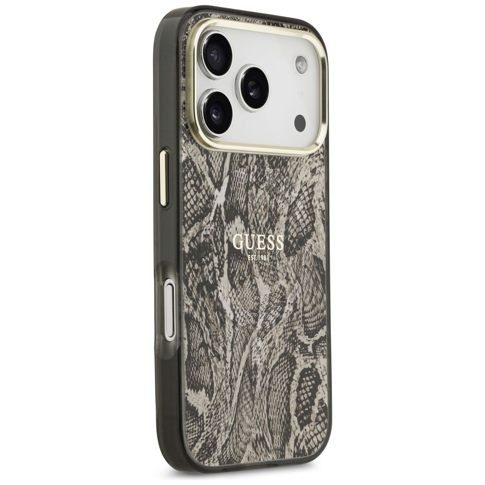 Θήκη Guess Python Pattern Magsafe Brown Gold iPhone 17 Pro Max ΘΗΚΕΣ Guess Θήκη Guess Python Pattern Magsafe Brown Gold iPhone 17 Pro Max - Image 3