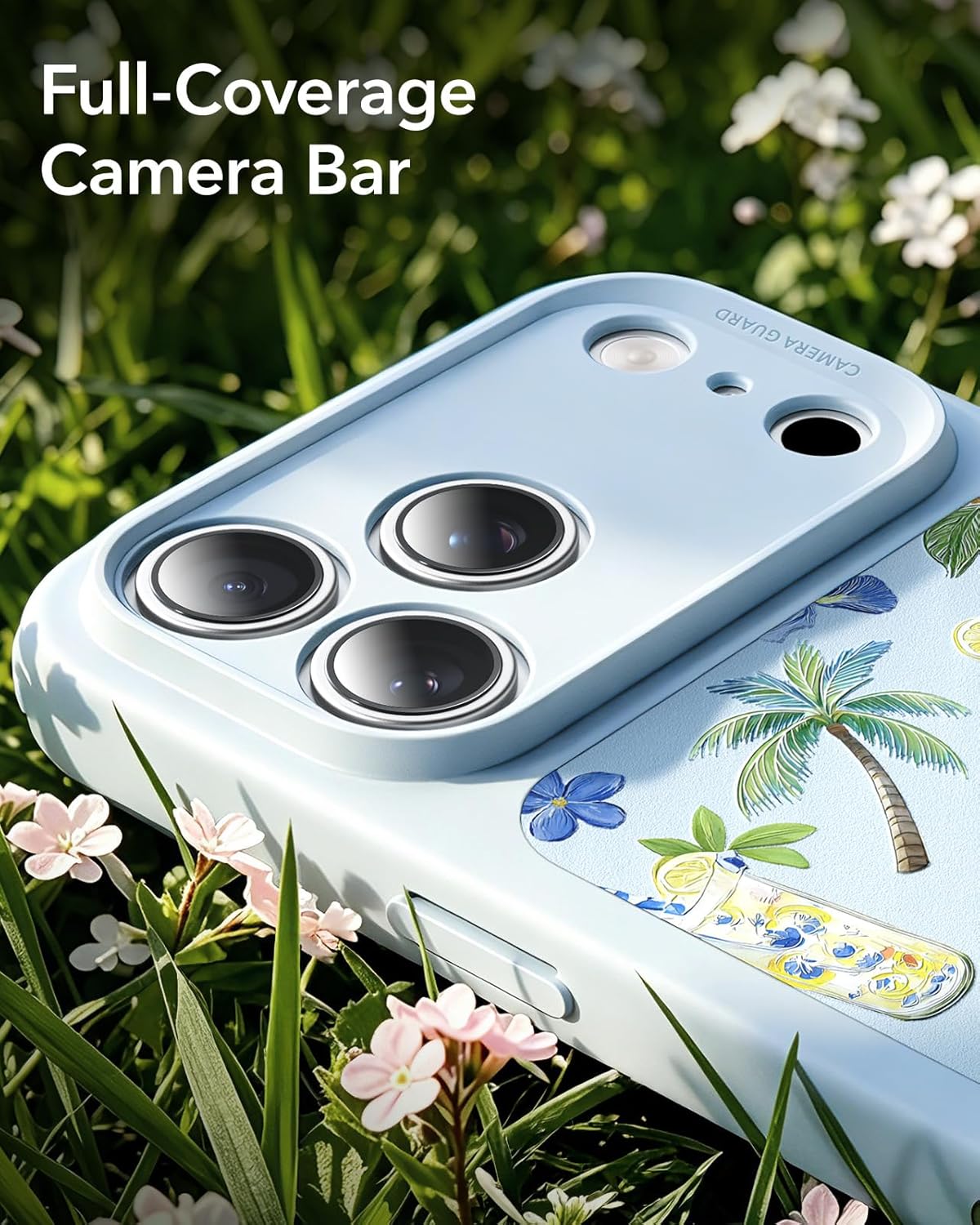 Θήκη ESR Classic Hybrid (Camera Control Button) MagSafe Tropical Paradise Light Blue iPhone 17 Pro Max ΘΗΚΕΣ ESR Θήκη ESR Classic Hybrid (Camera Control Button) MagSafe Tropical Paradise Light Blue iPhone 17 Pro Max - Image 4