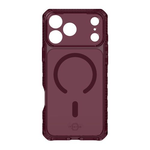 Alternative view of Θήκη ITSKINS Hybrid Clear MagSafe Plum iPhone 18 Pro Max/17 Pro Max