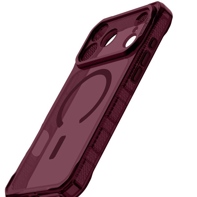 Θήκη ITSKINS Supreme Clear MagSafe Plum iPhone 18 Pro Max/17 Pro Max ΘΗΚΕΣ ITSKINS Θήκη ITSKINS Supreme Clear MagSafe Plum iPhone 18 Pro Max/17 Pro Max