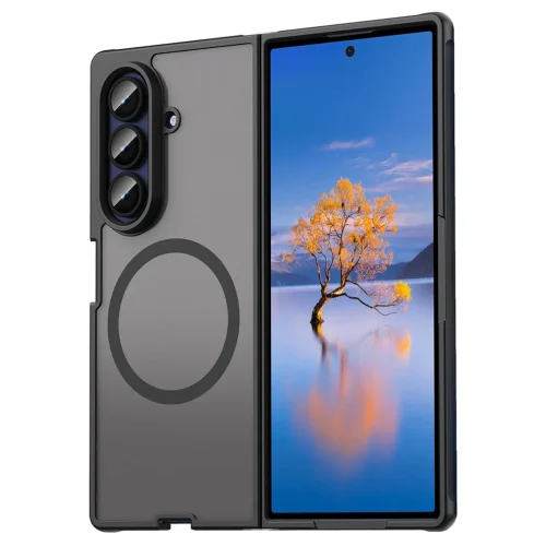Θήκη Orso Classic MagSafe Frosted Black Samsung Galaxy Z Fold 7 ΘΗΚΕΣ Orso Θήκη Orso Classic MagSafe Frosted Black Samsung Galaxy Z Fold 7