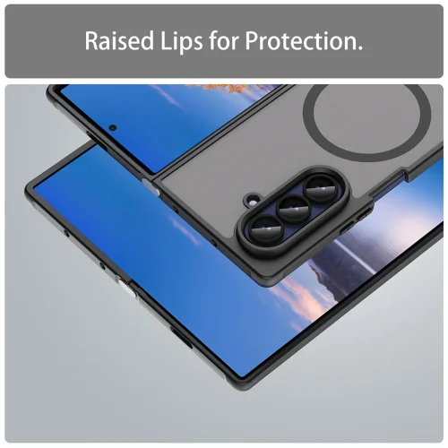 Alternative view of Θήκη Orso Classic MagSafe Frosted Black Samsung Galaxy Z Fold 7