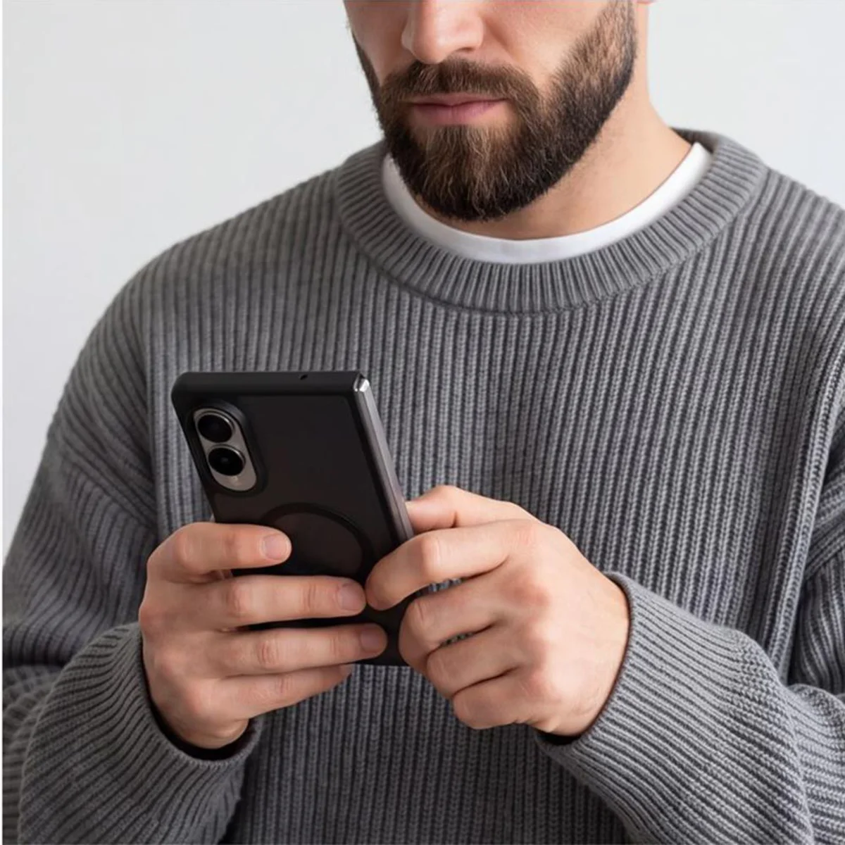 Θήκη Tech-Protect MagMat MagSafe Matte Black Samsung Galaxy Z Fold 8 ΘΗΚΕΣ Orso Θήκη Tech-Protect MagMat MagSafe Matte Black Samsung Galaxy Z Fold 8 - Image 3