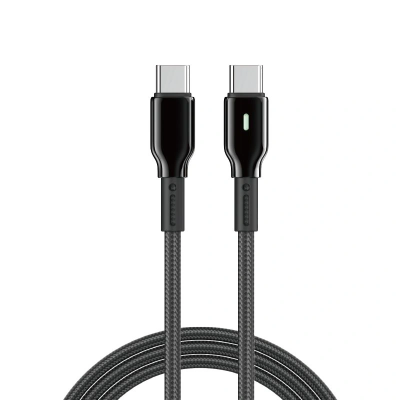 WiWU USB-C DruaLink Series Cable 1M 60W Nylon Braided Black (C075) ANDROID WIWU WiWU USB-C DruaLink Series Cable 1M 60W Nylon Braided Black (C075)