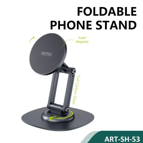 Siipro Foldable MagSafe Phone Stand Black (SH-53) MAGSAFE GADGETS SIIPRO Siipro Foldable MagSafe Phone Stand Black (SH-53)