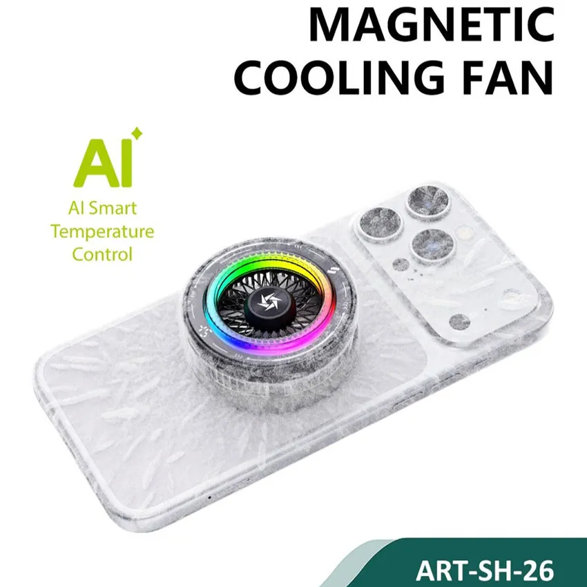 Siipro Cooling MagSafe Fan Black (SH-26) MAGSAFE GADGETS SIIPRO Siipro Cooling MagSafe Fan Black (SH-26)