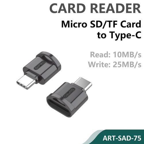 Siipro USB-C Micro SD Card Reader Black (SAD-75)