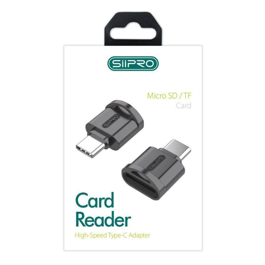 Siipro USB-C Micro SD Card Reader Black (SAD-75) GADGETS SIIPRO Siipro USB-C Micro SD Card Reader Black (SAD-75) - Image 2
