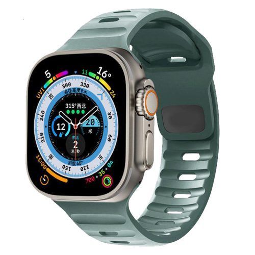 Orso Silicone Line Band Jade Green Apple Watch 44/45/46/49mm