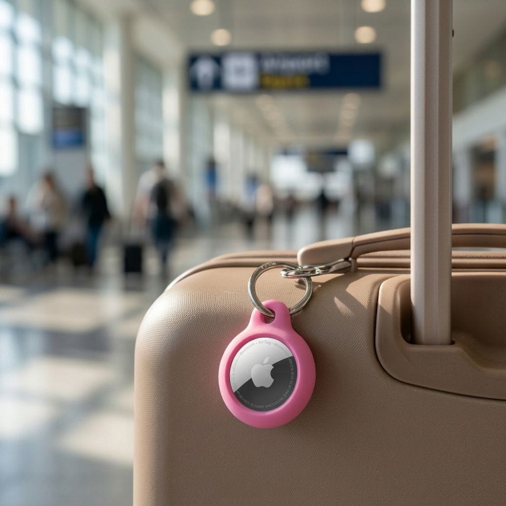Θήκη Tech-Protect AirTag 1/2 Silicone Keychain Pink ΘΗΚΕΣ Tech-Protect Θήκη Tech-Protect AirTag 1/2 Silicone Keychain Pink - Image 5