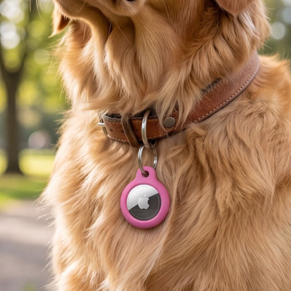Θήκη Tech-Protect AirTag 1/2 Silicone Keychain Pink ΘΗΚΕΣ Tech-Protect Θήκη Tech-Protect AirTag 1/2 Silicone Keychain Pink - Image 4