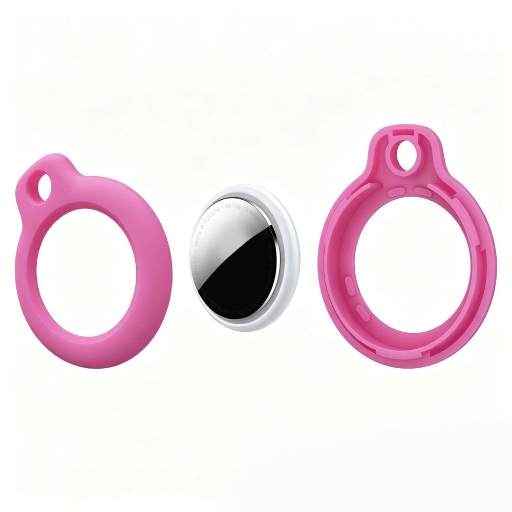 Θήκη Tech-Protect AirTag 1/2 Silicone Keychain Pink ΘΗΚΕΣ Tech-Protect Θήκη Tech-Protect AirTag 1/2 Silicone Keychain Pink - Image 3